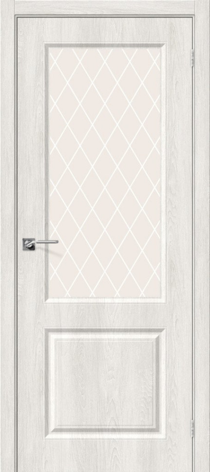 Скинни-13 Casablanca White Сrystal остекленная 