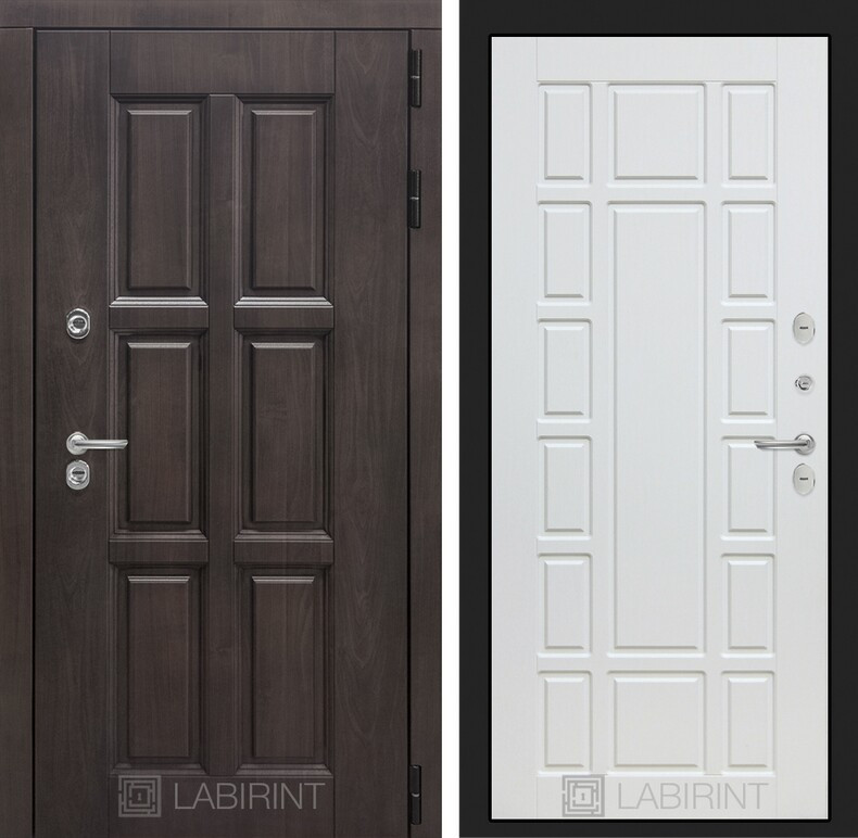 Входная дверь Лондон 12 - Белое дерево Входная дверь Лондон 12 - Белое дерево