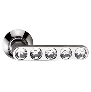 Ручка Archie на круглой розетке SILLUR 2OO P.CHROME/CRYSTAL Ручка Archie на круглой розетке SILLUR 2OO P.CHROME/CRYSTAL